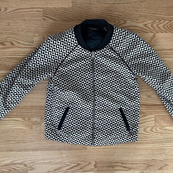 Reversible Scotch & Soda bomber jacket - black / black and white checkered - Picture 4 of 6